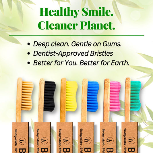 Bamboo Toothbrush: Adult Collection