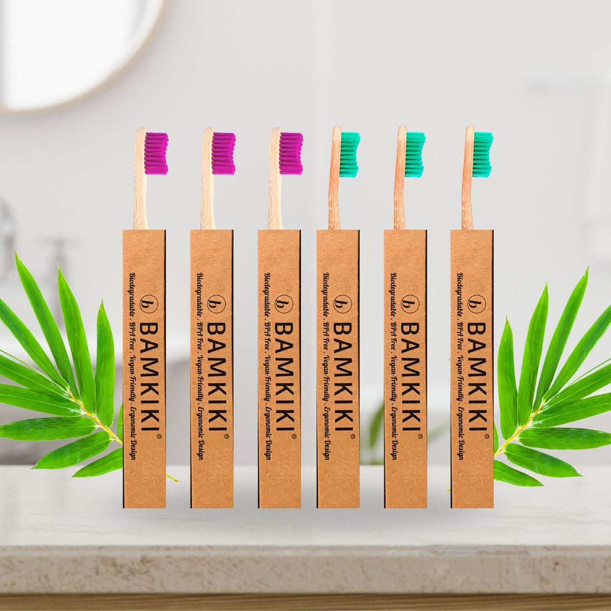 Bamkiki Bamboo Toothbrush: Kids Size