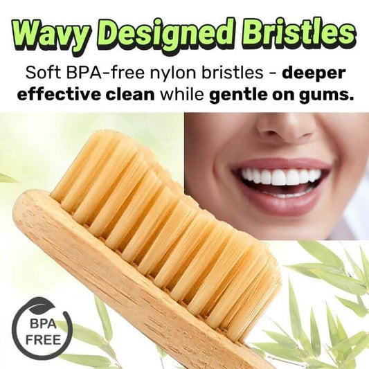 Bamkiki Bamboo Toothbrush: Adult Size