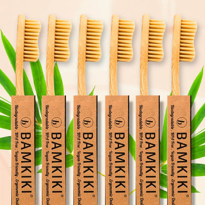 Bamkiki Bamboo Toothbrush: Adult Size