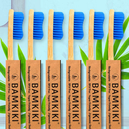 Bamkiki Bamboo Toothbrush: Adult Size