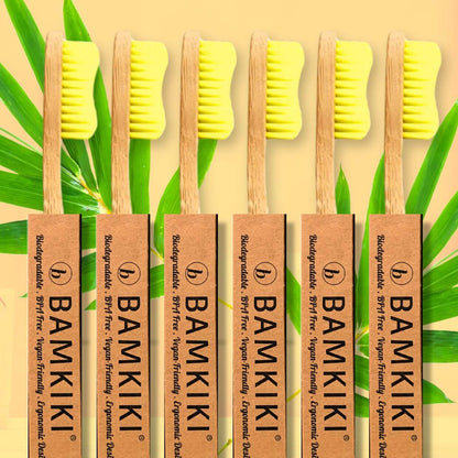 Bamkiki Bamboo Toothbrush: Adult Size