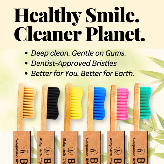 Bamboo Toothbrush: Adult Collection