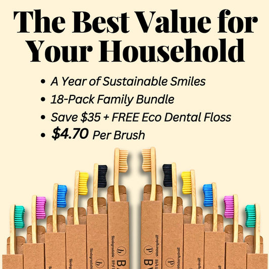 Bamboo Toothbrush: Adult Collection