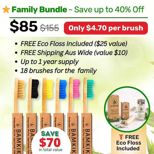 Bamboo Toothbrush: Adult Collection