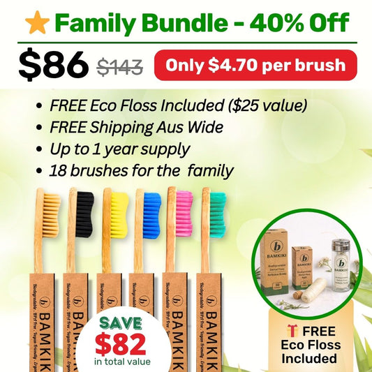Bamboo Toothbrush: Adult Collection