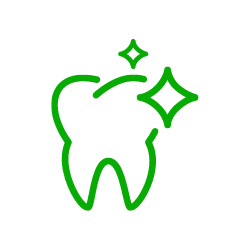 Bamkiki toothbrush good for teeth icon