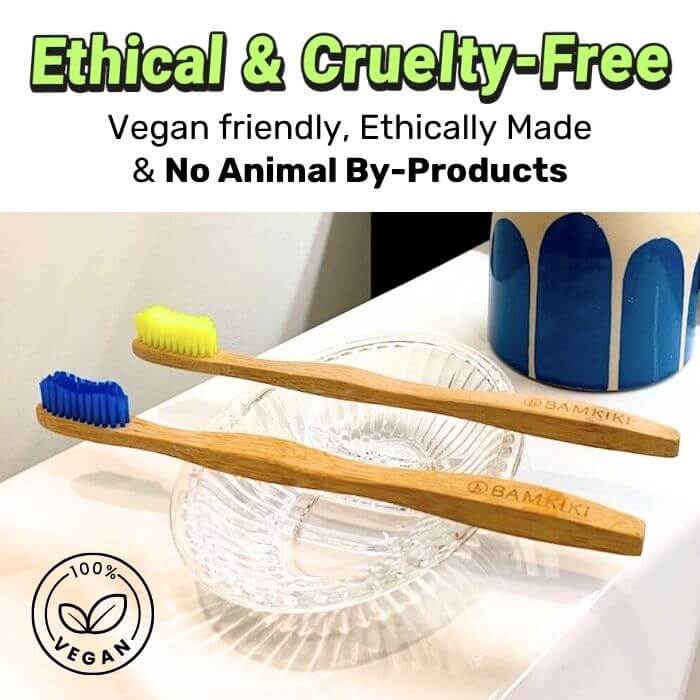 Bamkiki Bamboo Toothbrush: Adult Size